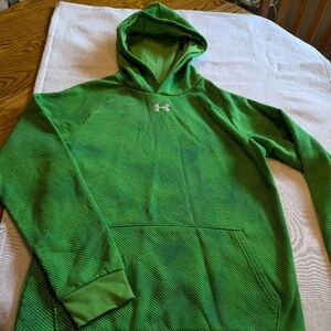 Under Armour Vibrant Green Youth Hoodie